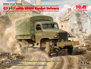 1/35 ICM G7117 with WWII Soviet Drivers - ICM Models