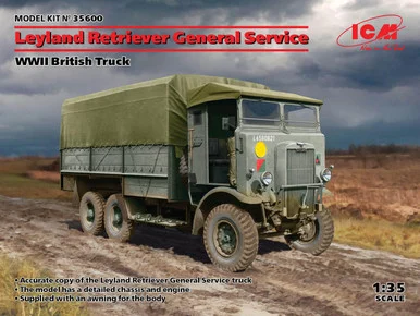 1/35 ICM Leyland Retriever General Service, WWII British Truck (100% new molds) - ICM Models