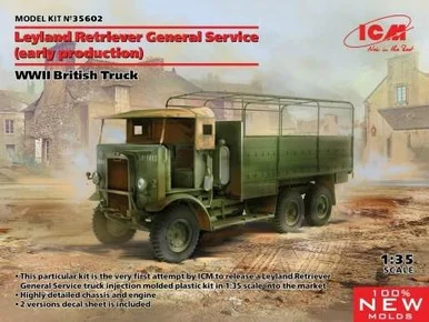 1/35 ICM Leyland Retriever General Service (early production), WWII British Truck - ICM Models