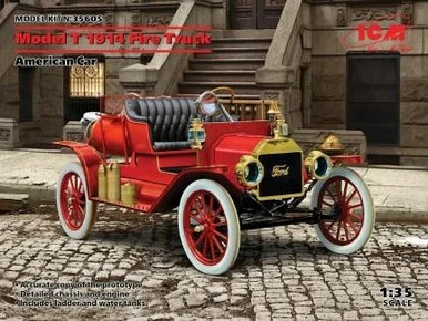1/35 ICM Model T 1914 Fire Truck, American Car - ICM Models