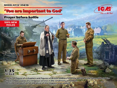 1/35 ICM You are important to God Prayer before battle Figure Set - ICM Models