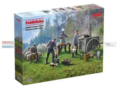 ICM35618 1:35 ICM Feldkuche WW2 German Field Kitchen with Cooks