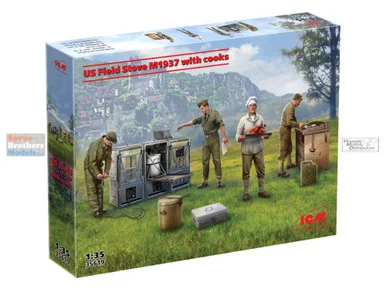 ICM35619 1:35 ICM US Field Stove M1937 with Cooks