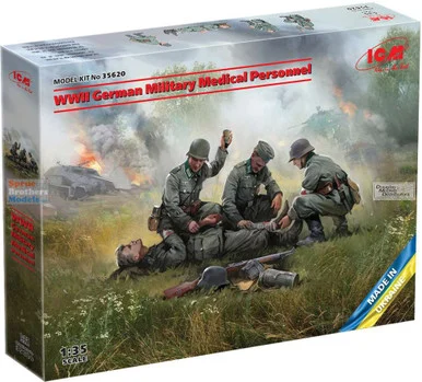 ICM35620 1:35 ICM WW2 German Military Medical Team Figure Set