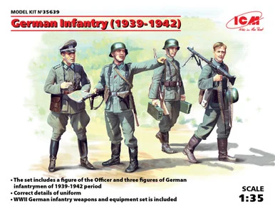 1/35 ICM German Infantry (1939-1942) (4 figures)