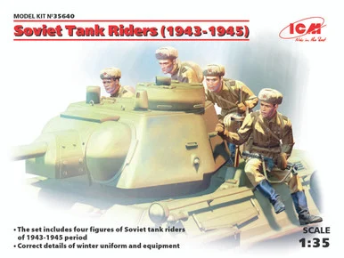1/35 ICM Soviet Tank Riders (1943-1945) (4 figures)