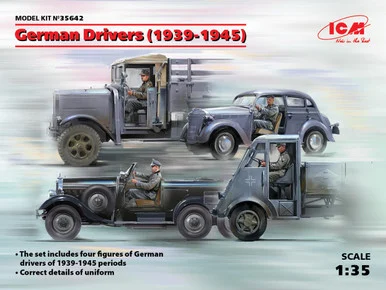 1/35 ICM German Drivers (1939-1945) (4 figures)