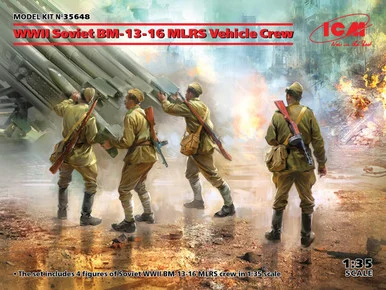 1/35 ICM WWII Soviet BM-13-16 MLRS Vehicle Crew