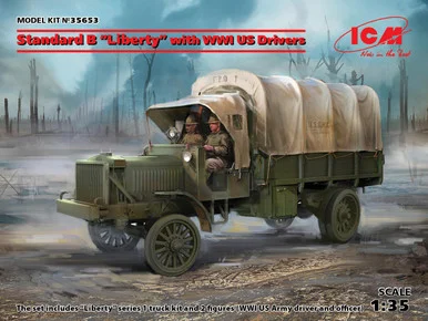 1/35 ICM Standard B Liberty with WWI US Drivers - ICM Models