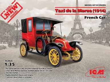 1/35 ICM Taxi de la Marne (1914), French Car - ICM Models