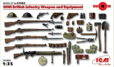 1/35 ICM WWI British Infantry Weapon and Equipment - ICM Models