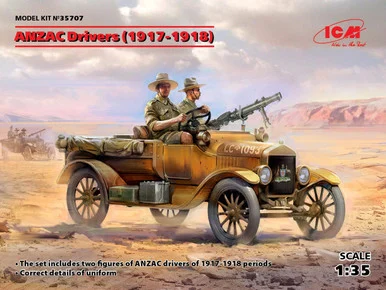 1/35 ICM ANZAC Drivers (1917-1918) (2 figures)