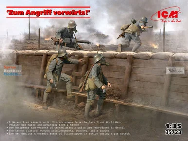 ICM35723 1:35 ICM 'Zum Angriff vorwarts!' Figure Set