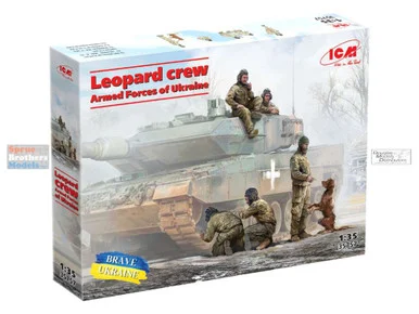 ICM35757 1:35 ICM Armed Forces of Ukraine Leopard Tank Crew Figure Set