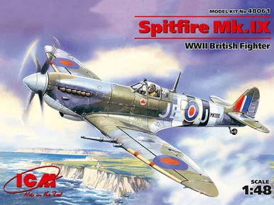 1/48 ICM Spitfire Mk.IX, WWII British Fighter - ICM Models