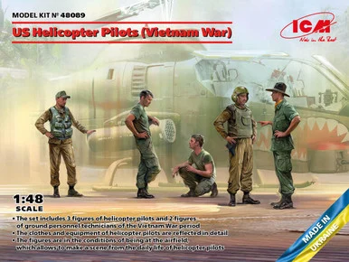 1/48 ICM US Helicopter Pilots (Vietnam War) - ICM Models