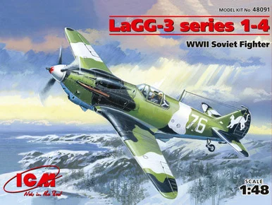1/48 ICM LaGG-3 series 1-4, WWII Soviet Fighter