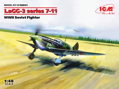 1/48 ICM LaGG-3 series 7-11, WWII Soviet Fighter
