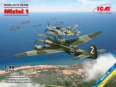 1/48 ICM Mistel 1, WWII German Composite Aircraft - ICM Models