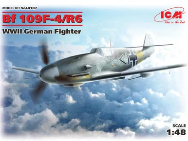 1/48 ICM Messerschmitt Bf 109F-4/R6, WWII German Fighter