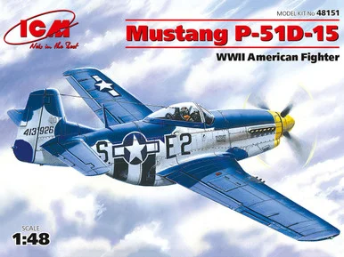 1/48 ICM Mustang P-51D-15, WWII American Fighter