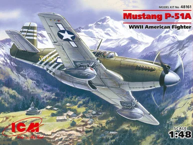 1/48 ICM Mustang P-51A, WWII American Fighter