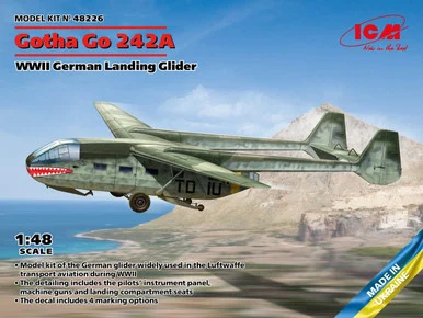 1/48 ICM Gotha Go 242A, WWII German Landing Glider - ICM Models
