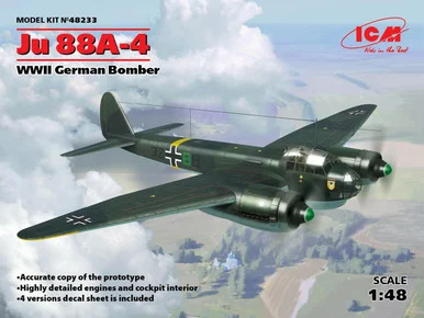 1/48 ICM Ju 88A-4, WWII German Bomber