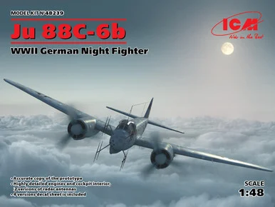 1/48 ICM Ju 88C-6b, WWII German Night Fighter