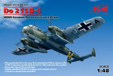 1/48 ICM Do 215 B-4, WWII German Reconnaissance Plane
