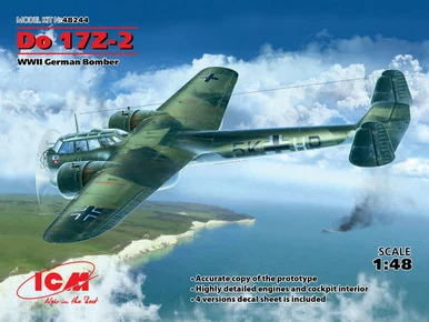 1/48 ICM Do 17Z-2, WWII German Bomber