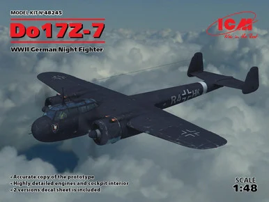 1/48 ICM Do 17Z-7, WWII German Night Fighter