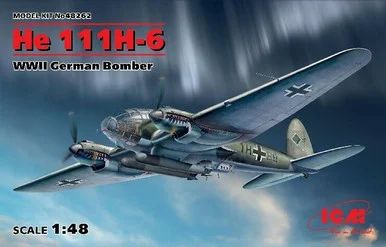 1/48 ICM He 111H-6, WWII German Bomber