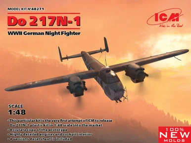 1/48 ICM Do 217N-1, WWII German Night Fighter