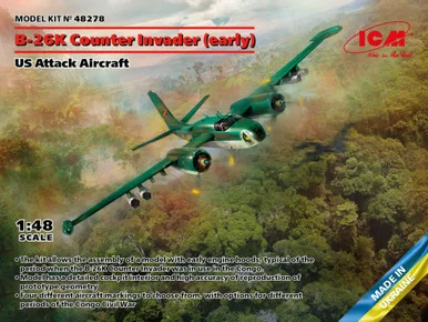 1/48 ICM B-26K Counter Invader (early) Plastic Model Kit