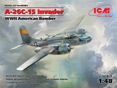 1/48 ICM A-26C-15 Invader WWII American Bomber
