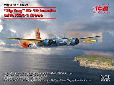 1/48 ICM Jig Dog JD-1D Invader With KDA-1 Drone