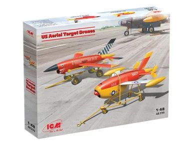 1/48 ICM US Aerial Target Drones Plastic Model Kit - ICM Models