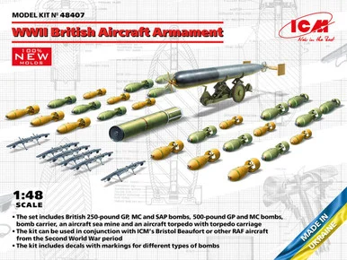 1/48 ICM WWII British Aircraft Armament - ICM Models