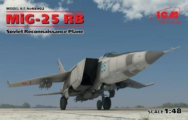 1/48 ICM MiG-25 RB, Soviet Reconnaissance Plane