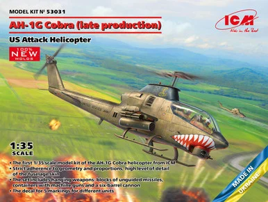 1/35 ICM AH-1G Cobra Late Production Attack Helicopter