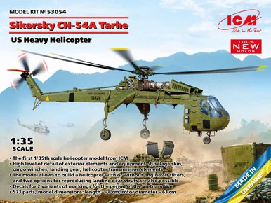 1/35 ICM Sikorsky CH-54A Tarhe US Heavy Helicopter