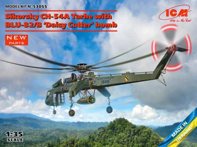 1/35 ICM Sikorsky CH-54A Tarhe w/ BLU-82/B Daisy Cutter Bomb