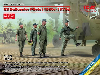 1/35 ICM US Helicopter Pilots Figures for Tarhe - ICM Models