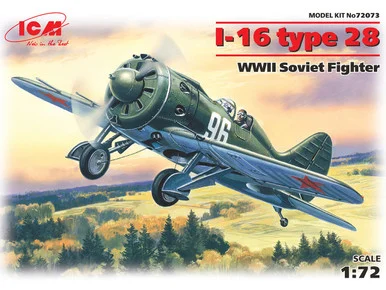 1/72 ICM I-16 type 28, WWII Soviet Fighter
