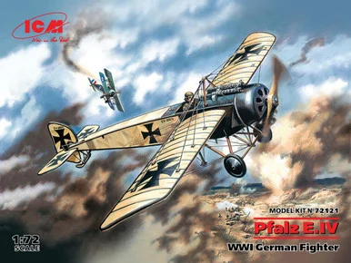1/72 ICM Pfalz E.IV, WWI German Fighter - ICM Models