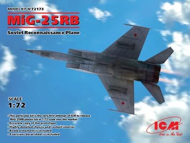 1/72 ICM MiG-25 RB, Soviet Reconnaissance Plane