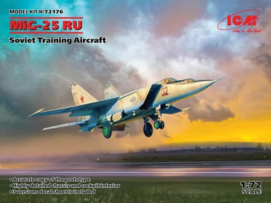 1/72 ICM MiG-25 RU, Soviet Training Aircraft