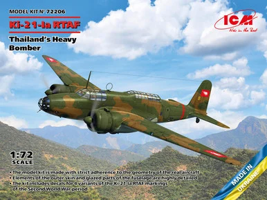 1/72 ICM Ki-21-Ia RTAF Thailand Heavy Bomber Sally