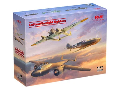 1/72 ICM Luftwaffe Night Fighters Set Plastic Model Kit - ICM Models